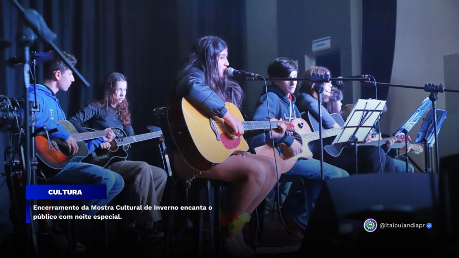 Encerramento da Mostra Cultural de Inverno encanta o público com noite especial