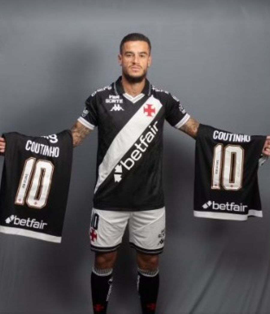 Herdeiros da camisa de Dinamite: Coutinho é o primeiro cria do Vasco a vestir a 10 desde Evander