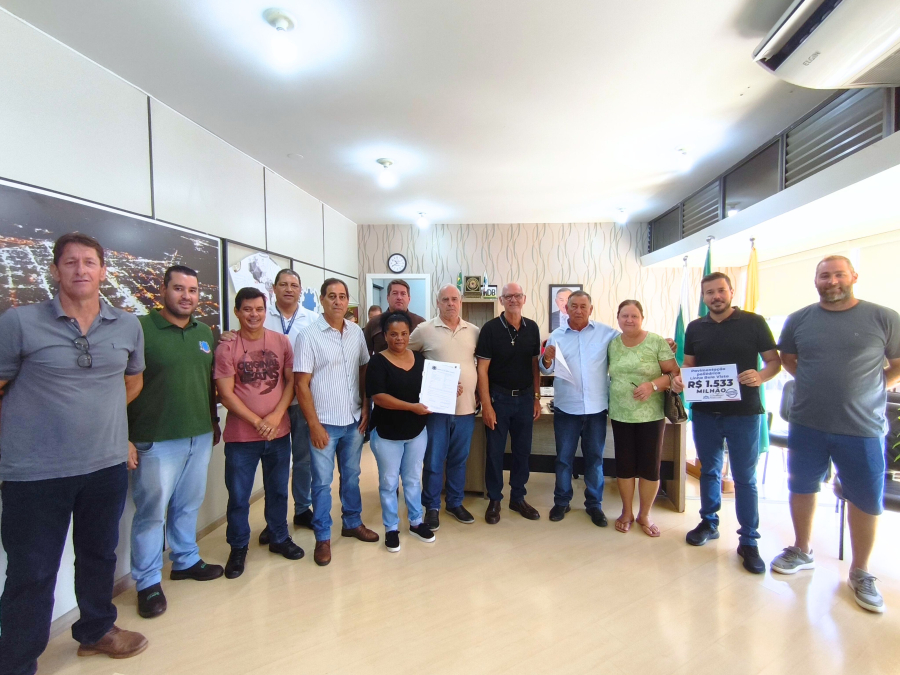 Governo Municipal assina ordem de serviço para pavimentação poliédrica na Linha Bela Vista