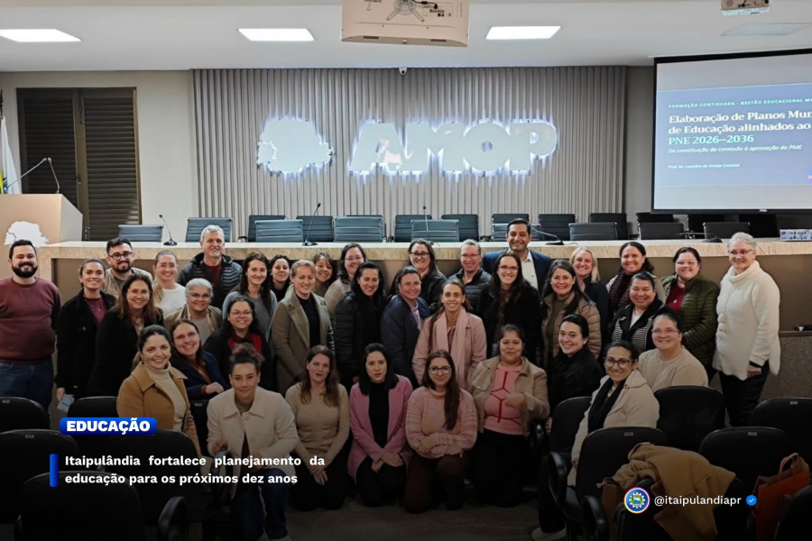 Itaipulândia fortalece planejamento da educação para os próximos dez anos