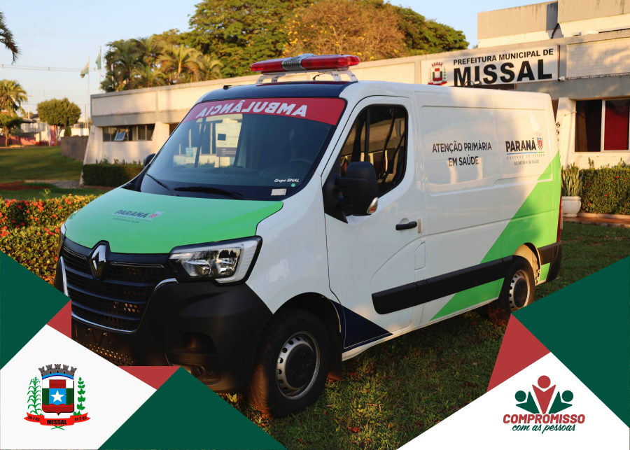 Município recebe nova ambulância do Governo do Estado
