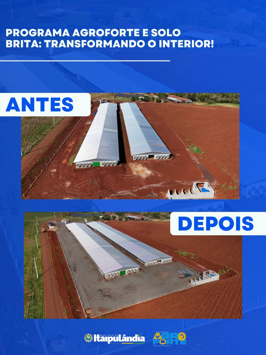 Programa AgroForte e Solo Brita: transformando o interior de Itaipulândia!