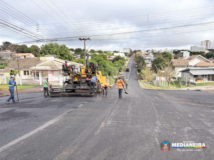 As obras seguem avançando em Medianeira!