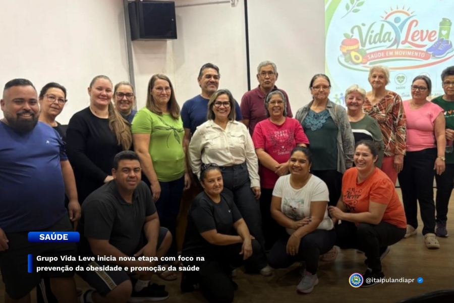 Grupo Vida Leve inicia nova etapa com foco na prevenção da obesidade e promoção da saúde