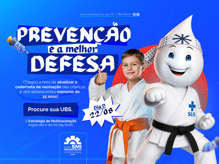 Governo Municipal realiza Estratégia de Multivacinação para crianças e adolescentes