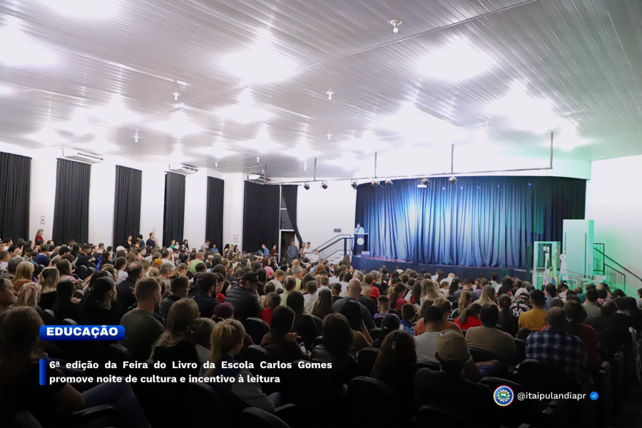  6ª edição da Feira do Livro da Escola Carlos Gomes promove noite de cultura e incentivo à leitura